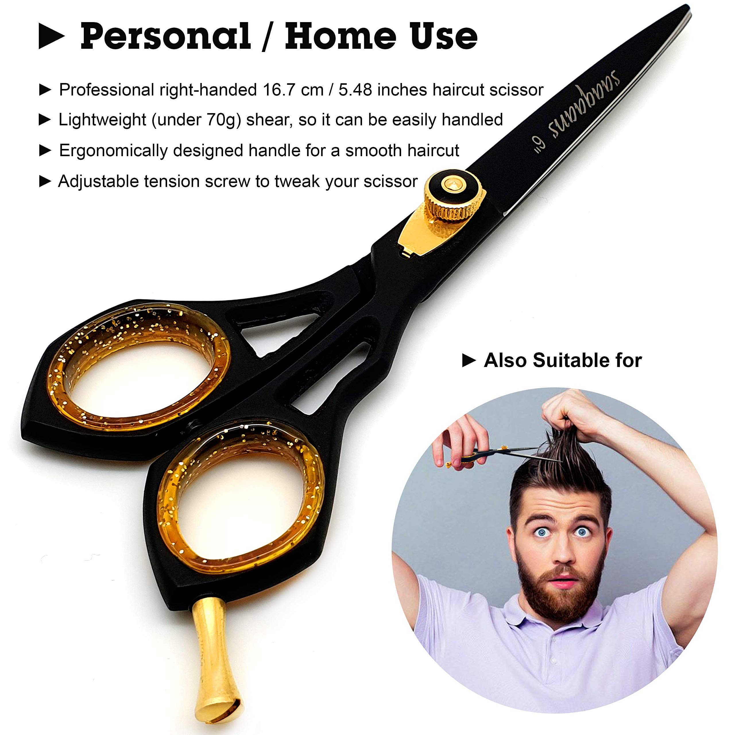 Amazon | プロフェッショナル理髪はさみセット - 高品質のステンレス鋼
